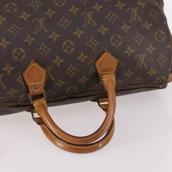 LOUIS VUITTON Monogram Speedy 35 Hand Bag M41524 LV Auth 141794 - Picture 7 of 16